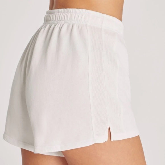 NWT Wildfox Miami Pride Rainbow Kiss Pull On Terry Lounge Shorts - Picture 4 of 8